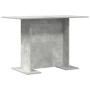 Mesa de Comedor VidaXL Gris Concreto 110x60x75 cm Madera Elaborada de , Mesas de cocina y de comedor - Ref: Foro24-863163, Pr...