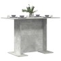 Mesa de Comedor VidaXL Gris Concreto 110x60x75 cm Madera Elaborada de , Mesas de cocina y de comedor - Ref: Foro24-863163, Pr...
