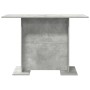 Mesa de Comedor VidaXL Gris Concreto 110x60x75 cm Madera Elaborada de , Mesas de cocina y de comedor - Ref: Foro24-863163, Pr...