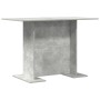 Mesa de Comedor VidaXL Gris Concreto 110x60x75 cm Madera Elaborada de , Mesas de cocina y de comedor - Ref: Foro24-863163, Pr...