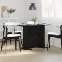 Mesa de Comedor Negro Roble 110x60x75 cm Madera elaborada de , Mesas de cocina y de comedor - Ref: Foro24-863166, Precio: 72,...