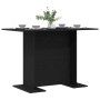 Mesa de Comedor Negro Roble 110x60x75 cm Madera elaborada de , Mesas de cocina y de comedor - Ref: Foro24-863166, Precio: 72,...