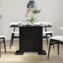 Mesa de Comedor Negro Roble 110x60x75 cm Madera elaborada de , Mesas de cocina y de comedor - Ref: Foro24-863166, Precio: 72,...