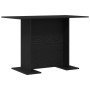 Mesa de Comedor Negro Roble 110x60x75 cm Madera elaborada de , Mesas de cocina y de comedor - Ref: Foro24-863166, Precio: 72,...