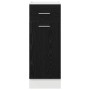 Gabinete con Cajones de Roble Negro  - 30x46x81.5 cm | Foro24.es | Tu tienda online para hogar, jardín y más Foro24.es