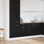 Gabinete de fondo para cajones - Roble negro, 40x46x81.5 cm, Hecho de madera elaborada de , Armarios de cocina - Ref: Foro24-...
