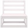 Set de salón de jardín de 7 pzas blanco madera maciza de pino de vidaXL, Conjuntos de jardín - Ref: Foro24-3075335, Precio: 3...