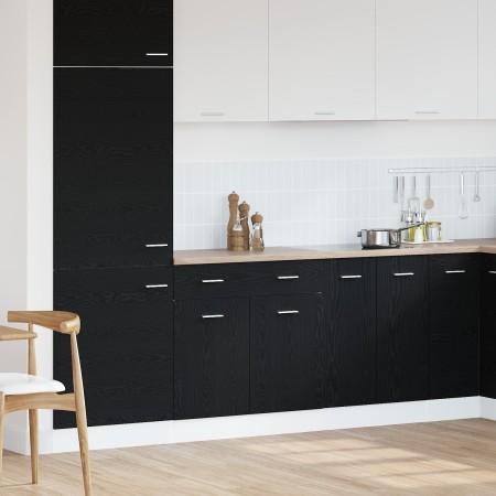Armario con Cajón en Roble Negro, 80x46x81.5 cm, Hecho de Madera Elaborada | Foro24.es | Tu tienda online para hogar, jardín y más Foro24.es
