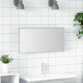 Gabinete de Espejo de Baño con Luz LED Gris Sonoma 80x37 cm de , Tocadores de baño - Ref: Foro24-863304, Precio: 64,35 €, Des...