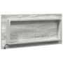 Gabinete de Espejo de Baño con Luz LED Gris Sonoma 80x37 cm de , Tocadores de baño - Ref: Foro24-863304, Precio: 64,35 €, Des...