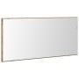 Gabinete de espejo de baño con luz LED acabado roble artesanal 80x37 cm de , Tocadores de baño - Ref: Foro24-863307, Precio: ...