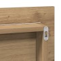 Gabinete de espejo de baño con luz LED acabado roble artesanal 80x37 cm de , Tocadores de baño - Ref: Foro24-863307, Precio: ...