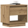 Cabinet de Noche Roble Artesanal 45x34x46 cm Madera Elaborada de , Mesitas de noche - Ref: Foro24-863335, Precio: 52,86 €, De...