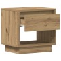 Cabinet de Noche Roble Artesanal 45x34x46 cm Madera Elaborada de , Mesitas de noche - Ref: Foro24-863335, Precio: 52,86 €, De...