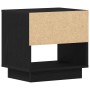 Mesita de Noche Roble Negro 45x34x48 cm Madera Ingenierizada de , Mesitas de noche - Ref: Foro24-863337, Precio: 54,24 €, Des...