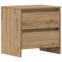 Cabinetes de Noche 2 pcs Roble Artesanal 45x34x44,5 cm Madera Elaborada de , Mesitas de noche - Ref: Foro24-863356, Precio: 9...