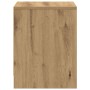 Cabinetes de Noche 2 pcs Roble Artesanal 45x34x44,5 cm Madera Elaborada de , Mesitas de noche - Ref: Foro24-863356, Precio: 9...