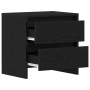Cabinet de noche 2 pcs Negro Roble 45x34x44,5 cm Madera Engineered de , Mesitas de noche - Ref: Foro24-863358, Precio: 104,69...