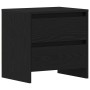 Cabinet de noche 2 pcs Negro Roble 45x34x44,5 cm Madera Engineered de , Mesitas de noche - Ref: Foro24-863358, Precio: 104,69...