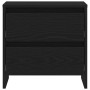 Cabinet de noche 2 pcs Negro Roble 45x34x44,5 cm Madera Engineered de , Mesitas de noche - Ref: Foro24-863358, Precio: 104,69...