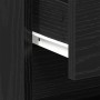 Cabinet de noche 2 pcs Negro Roble 45x34x44,5 cm Madera Engineered de , Mesitas de noche - Ref: Foro24-863358, Precio: 104,69...