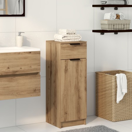 Armario de Baño Roble Artesanal 32x34x90 cm Madera Elaborada de , Armarios y almacenamiento - Ref: Foro24-863418, Precio: 72,...
