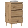Cabinete de Noche  Castaño Artesanal 40x35x70 cm Madera Elaborada | Foro24.es | Tu tienda online para hogar, jardín y más Foro24.es