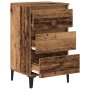 Mesita de Noche  Madera Vieja 40x35x70 cm Madera Ingenierizada | Foro24.es | Tu tienda online para hogar, jardín y más Foro24.es