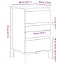 Mesita de Noche  Madera Vieja 40x35x70 cm Madera Ingenierizada | Foro24.es | Tu tienda online para hogar, jardín y más Foro24.es