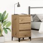 Gabinete de Noche Roble Artesanal 40x35x70 cm Madera Ingeniería de , Mesitas de noche - Ref: Foro24-863438, Precio: 80,22 €, ...