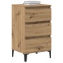 Gabinete de Noche Roble Artesanal 40x35x70 cm Madera Ingeniería de , Mesitas de noche - Ref: Foro24-863438, Precio: 80,22 €, ...
