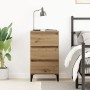 Gabinete de Noche Roble Artesanal 40x35x70 cm Madera Ingeniería de , Mesitas de noche - Ref: Foro24-863438, Precio: 80,22 €, ...