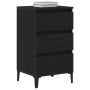 Mesita de Noche  Negro Roble 40x35x70 cm Madera Elaborada | Foro24.es | Tu tienda online para hogar, jardín y más Foro24.es