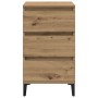 Gabinete de Noche Roble Artesanal 40x35x70 cm Madera Ingeniería de , Mesitas de noche - Ref: Foro24-863438, Precio: 80,22 €, ...