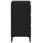 Mesita de Noche  Negro Roble 40x35x70 cm Madera Elaborada | Foro24.es | Tu tienda online para hogar, jardín y más Foro24.es