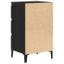 Mesita de Noche  Negro Roble 40x35x70 cm Madera Elaborada | Foro24.es | Tu tienda online para hogar, jardín y más Foro24.es