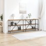 mesa consola de madera vieja 200x30x75 cm en madera compuesta y acero de , Mesas auxiliares - Ref: Foro24-863445, Precio: 111...