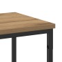 Mesa Consola Roble Artesano 200x30x75 cm Madera Ingenierizada y Acero de , Mesas auxiliares - Ref: Foro24-863446, Precio: 111...