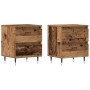 Mesitas de noche  2 unidades Madera antigua 40x35x50 cm Madera compuesta | Foro24.es | Tu tienda online para hogar, jardín y más Foro24.es