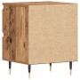 Cabinet de Noche Madera Vieja 40x35x50 cm Madera Ingenierizada de , Mesitas de noche - Ref: Foro24-863462, Precio: 61,35 €, D...