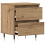 Mesita de Noche Roble Artesanal 40x35x50 cm Madera Engineered de , Mesitas de noche - Ref: Foro24-863464, Precio: 60,17 €, De...