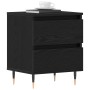Mesas de Noche 2 pcs Negros de Roble 40x35x50 cm Madera Ingenierizada de , Mesitas de noche - Ref: Foro24-863467, Precio: 114...