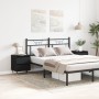 Mesas de Noche 2 pcs Negros de Roble 40x35x50 cm Madera Ingenierizada de , Mesitas de noche - Ref: Foro24-863467, Precio: 114...