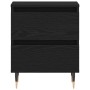 Mesas de Noche 2 pcs Negros de Roble 40x35x50 cm Madera Ingenierizada de , Mesitas de noche - Ref: Foro24-863467, Precio: 114...