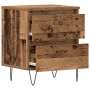 Mesita de Noche Madera Vieja 40x35x50 cm Madera Compuesta de , Mesitas de noche - Ref: Foro24-863482, Precio: 59,70 €, Descue...