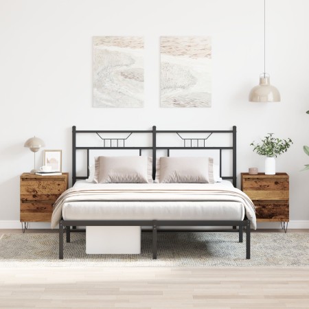 Cajones de Noche  2 pcs Madera Vieja 40x35x50 cm Madera Ecológica | Foro24.es | Tu tienda online para hogar, jardín y más Foro24.es