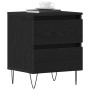 Mesitas de Noche 2 pcs Roble Negro 40x35x50 cm Madera Elaborada de , Mesitas de noche - Ref: Foro24-863487, Precio: 109,51 €,...