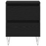 Mesitas de Noche 2 pcs Roble Negro 40x35x50 cm Madera Elaborada de , Mesitas de noche - Ref: Foro24-863487, Precio: 109,51 €,...