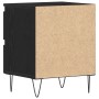 Mesitas de Noche 2 pcs Roble Negro 40x35x50 cm Madera Elaborada de , Mesitas de noche - Ref: Foro24-863487, Precio: 109,51 €,...