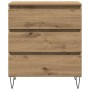Aparador con Cajones de Roble Artesanal 60x35x70 cm Madera Engineered de , Aparadores - Ref: Foro24-863496, Precio: 89,49 €, ...